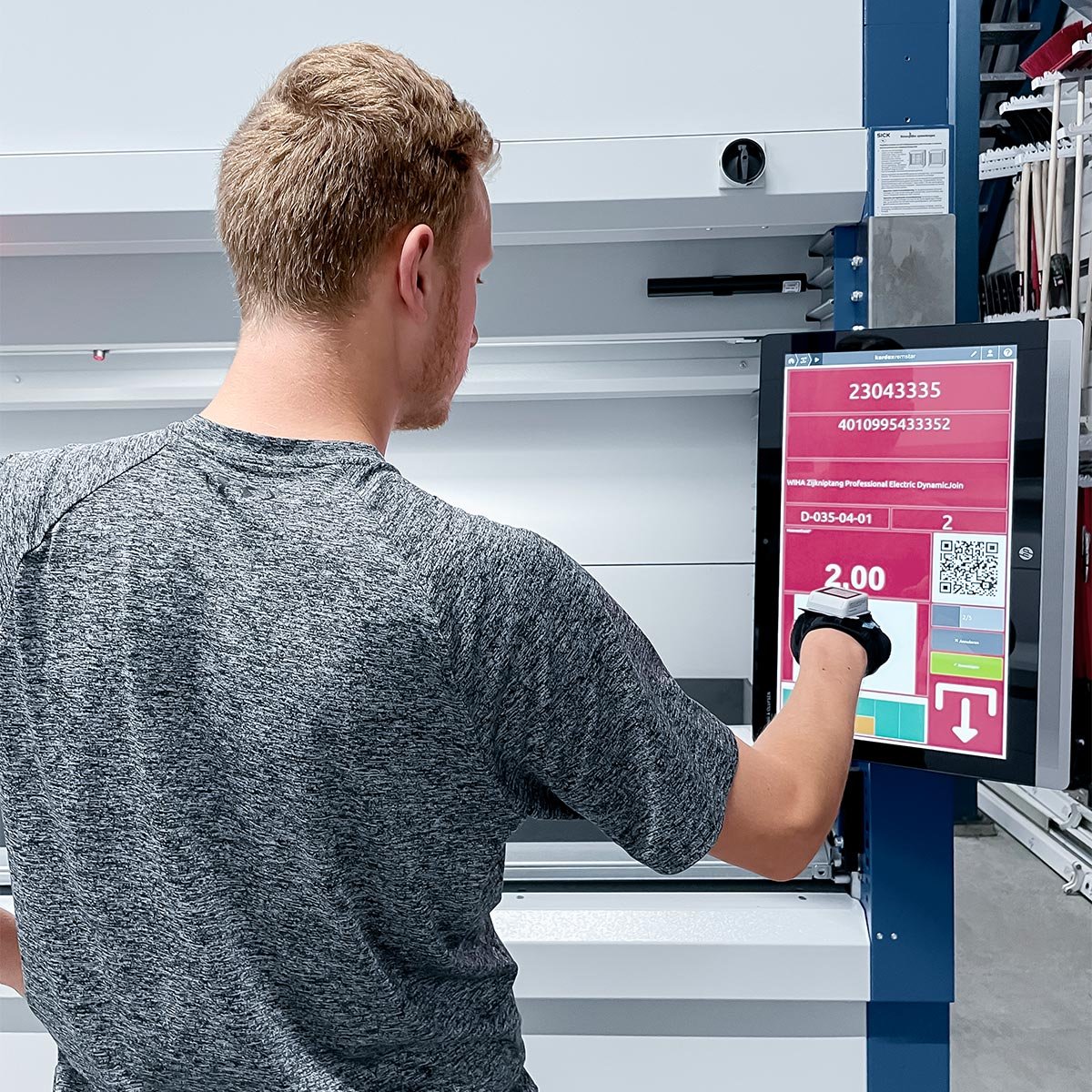 Wearable Task Assistant in gebruik